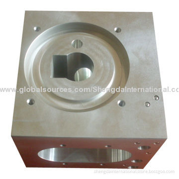 Precision Stainless Steel Component, Processed by Four-axis CNC Machining Center